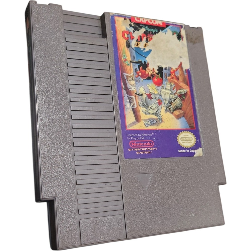 Chip 'n Dale Rescue Rangers Nintendo NES Capcom 1990 Disney Video Game Cartridge